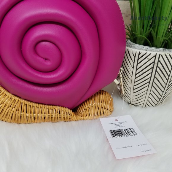 KATE SPADE ENCHANTED FOREST SCARLETT SNAIL WICKER - Picture 7 of 12